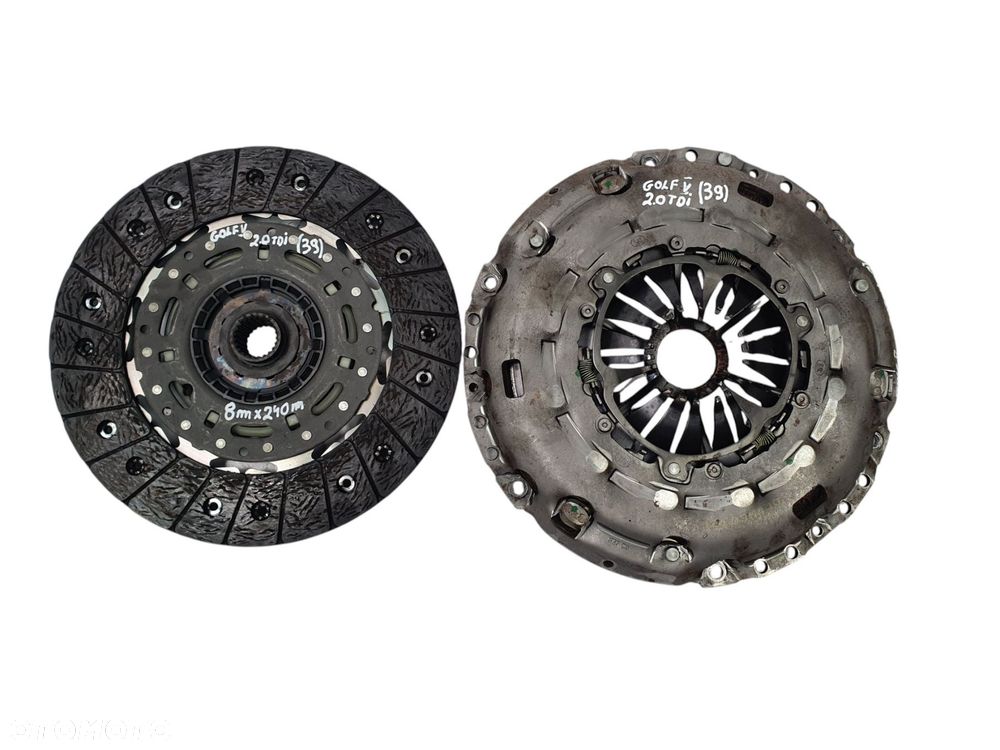 SPRZĘGŁO TARCZA DOCISK VW Golf V Passat B6 2.0 TDI LUK 124035410 324035510 - 1
