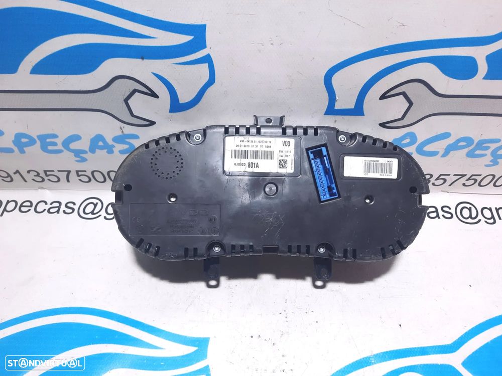 QUADRANTE MOSTRADORES PAINEL INSTRUMENTOS KM OPEL ASTRA J 13433804 - 3