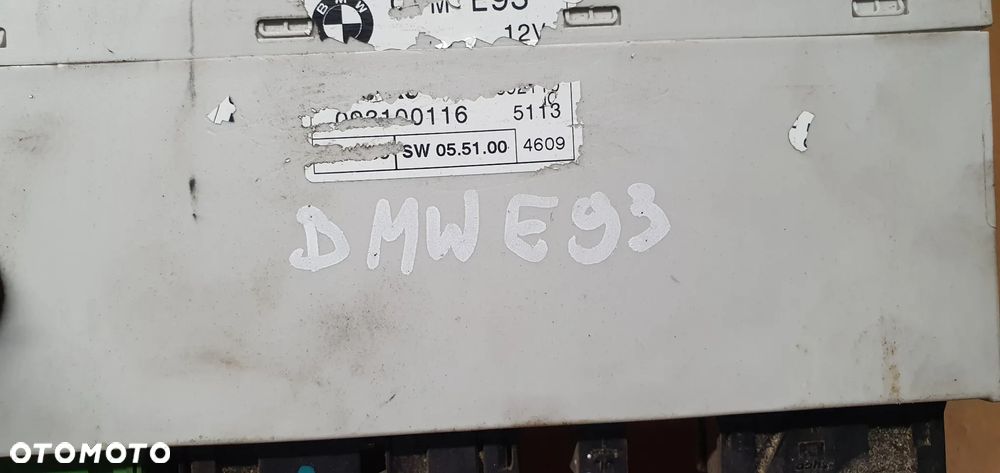 Moduł sterownik dachu BMW E93 Cabrio - 5