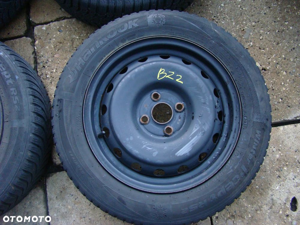 b22 4x100 Hyundai I20 Bayon 6jx15 opony zima 185/65 czujniki - 3