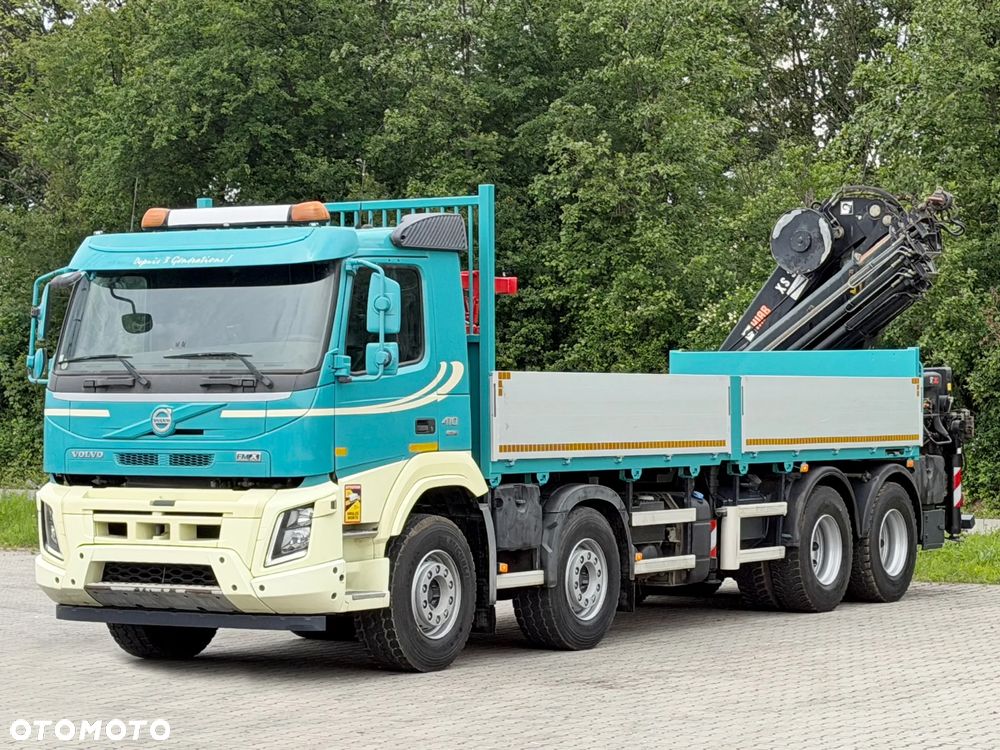 Volvo FMX 410 * SKRZYNIA 7,10 m * HIAB 322 EP - 5 HIPRO + PILOT * 8x4 - 4