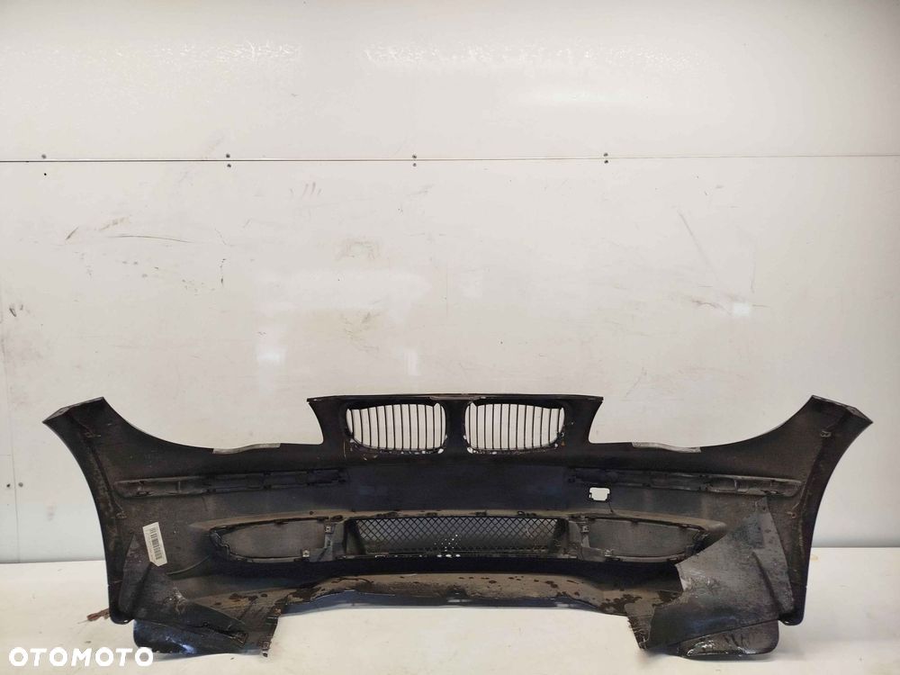 + ZDERZAK PRZÓD PRZEDNI BMW E87 SERIA 1 I LIFT FL SCHWARZ 2 II CZARNY - 5