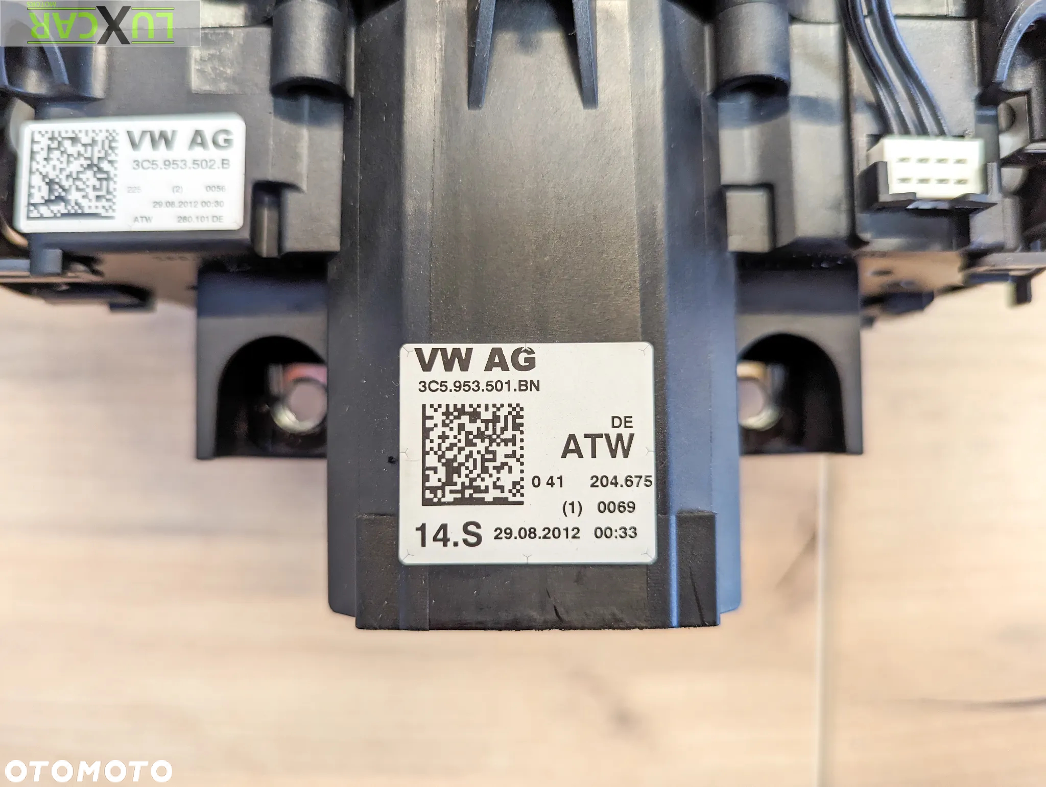 VW PASSAT B7 TAŚMA ZWIJAK PRZEŁĄCZNIK ZESPOLONY MANETKI KIERUNKOWSKAZY WYCIERACZKI 5K0953569AB 3C5953501BN - 7