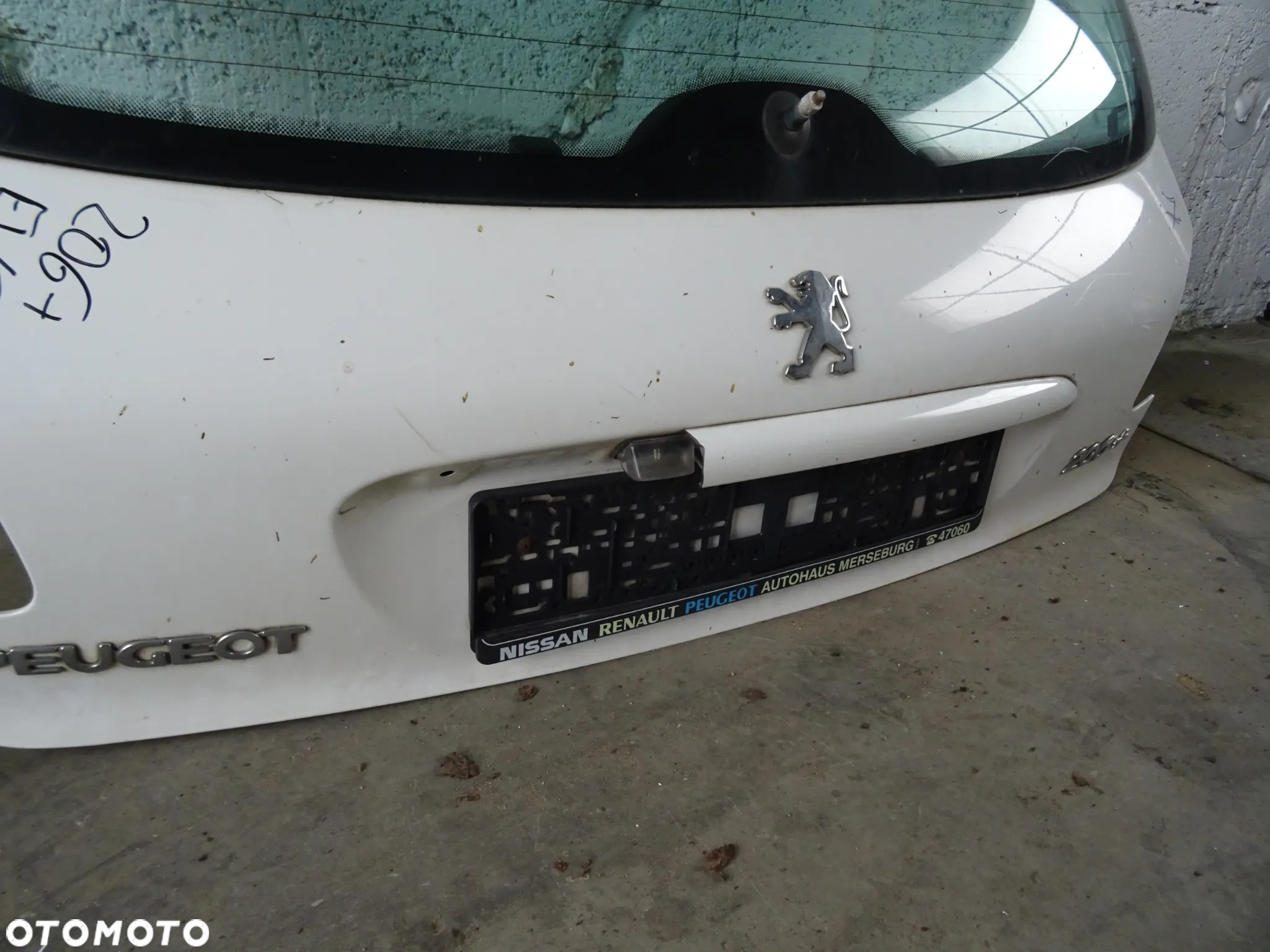 Klapa Bagażnika Peugeot 206+ Plus EWP (Goła) - 8