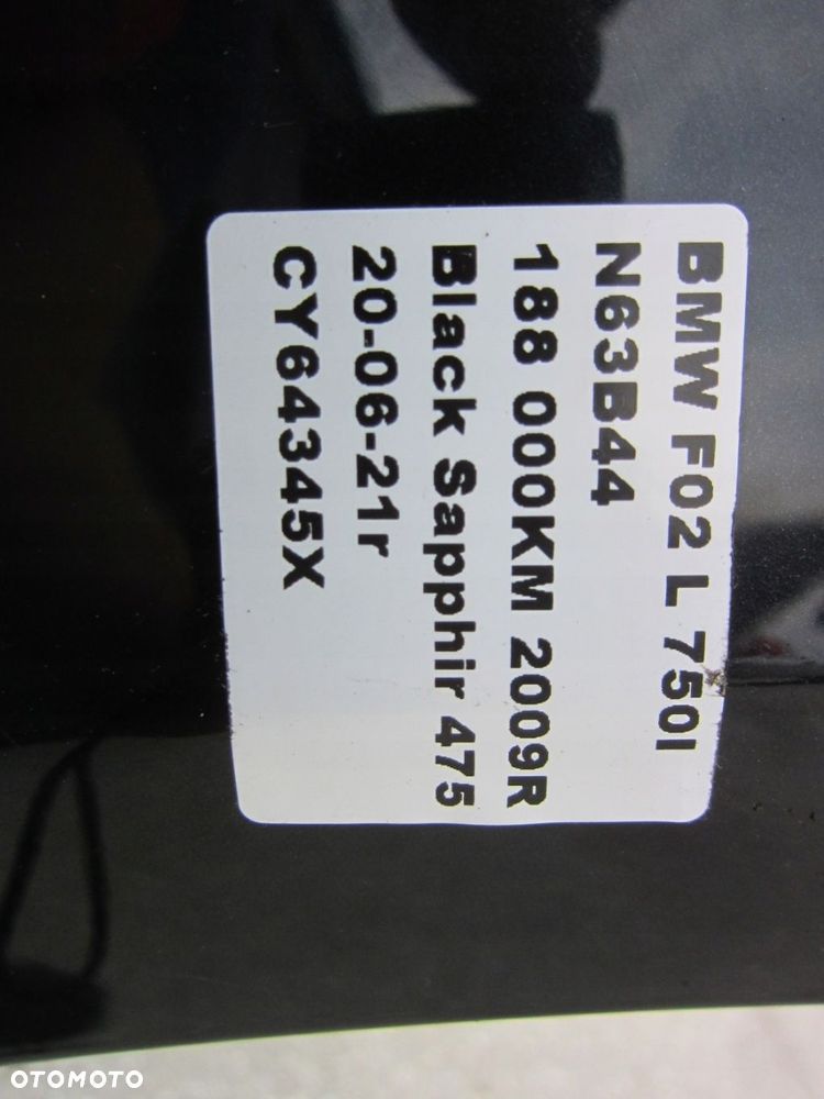 BMW F01 F02 ZDERZAK TYŁ TYLNI 475 BLACKSAPPHIRE - 14
