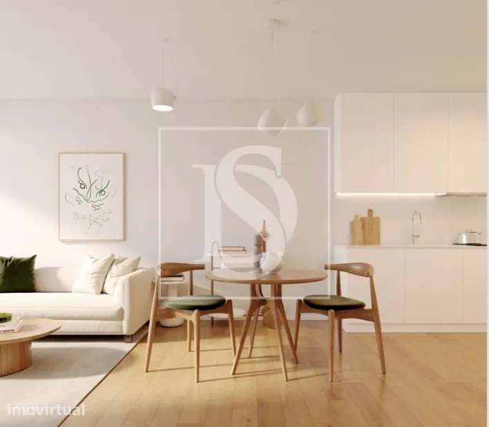 Apartamento T0 Novo c/ Terraço, junto ao mar em Leça da Palmeira - Grande imagem: 4/9