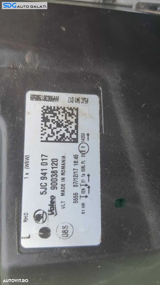 Far Stanga Skoda Rapid 2012 - 2017 Cod 5JC941017 [C1569] - 4