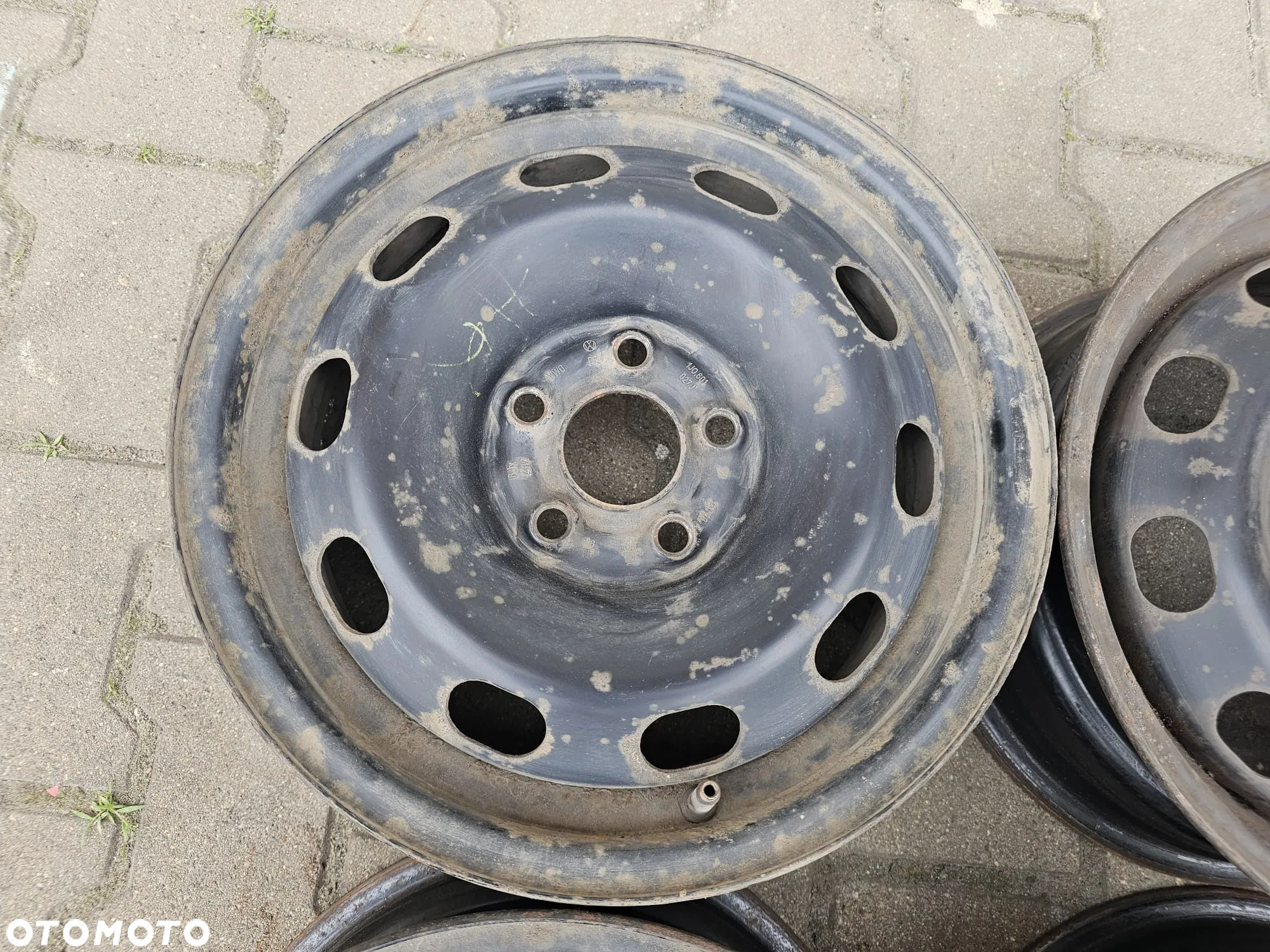 (S41) Felgi stalowe 14'' Volkswagen OE Polo Golf 4 Skoda Rapid Octavia Fabia Audi A1 A3 / 6Jx14 ET38 5x100 - 2
