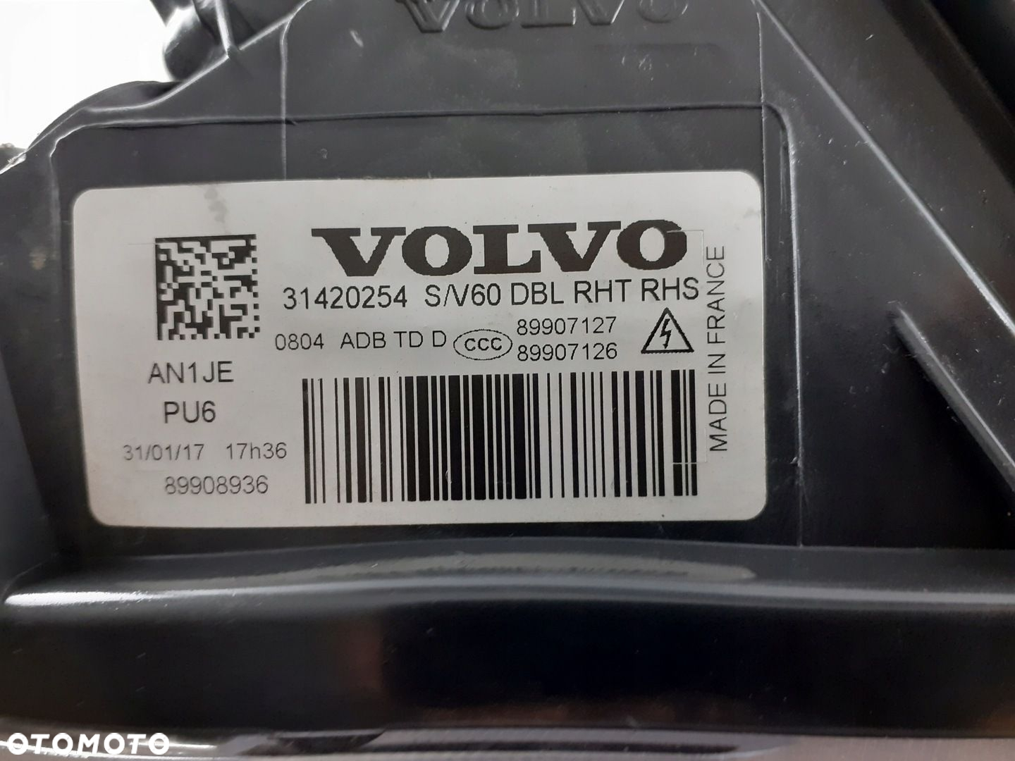 Lampa prawa Volvo S60 V60 bi-xenon skr. 2013-18 r. - 10