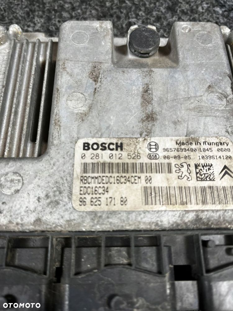 sterownik komputer silnika peugeot 207 1.4 hdi 0281012526 - 3