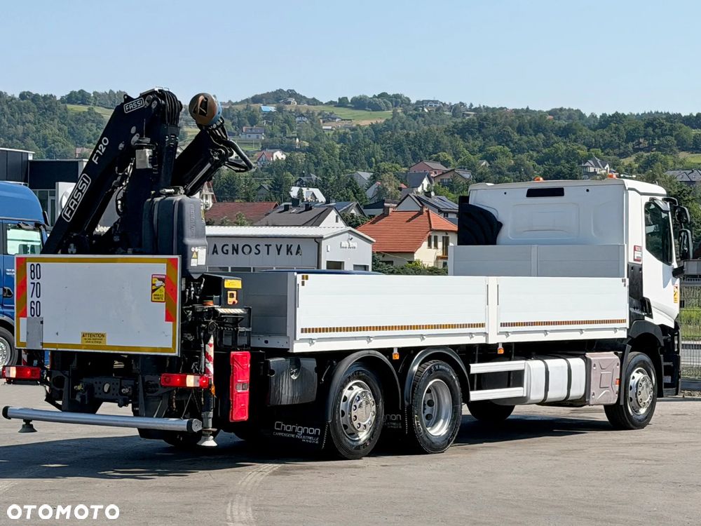 Renault T 380 * SKRZYNIA 6,80 m * FASSI F120B.2.22 + PILOT * STAN BDB - 7