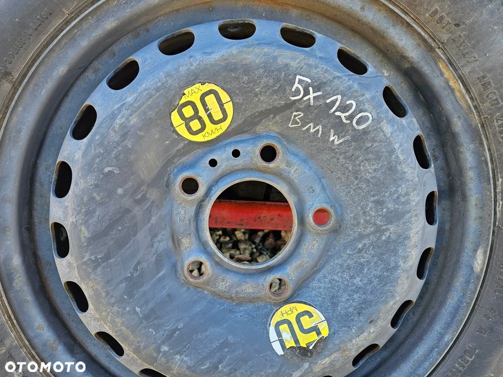 Koło dojazdowe Dojazdówka 15 5x120 BMW 3 E46 125/90R15 - 2