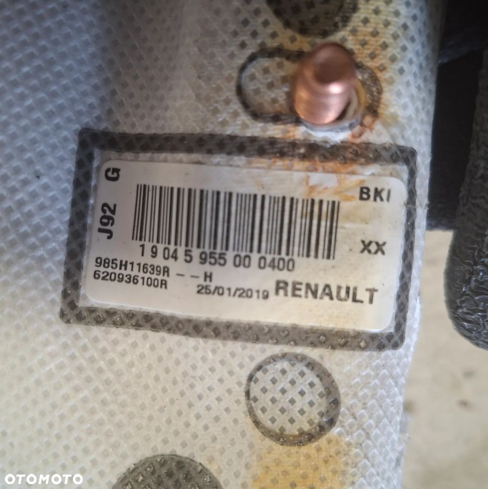 DACIA DOKKER 19r PODUSZKA AIRBAG FOTELA LEWA 985H11639R - 2