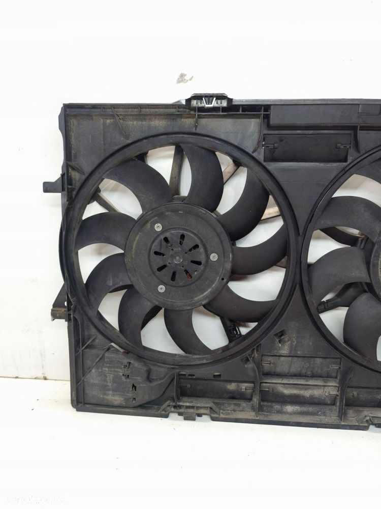 WENTYLATORY + OBUDOWA AUDI A4 A5 A6 A7 A8 4H0121003N POPĘKANA OBUDOWA - 10