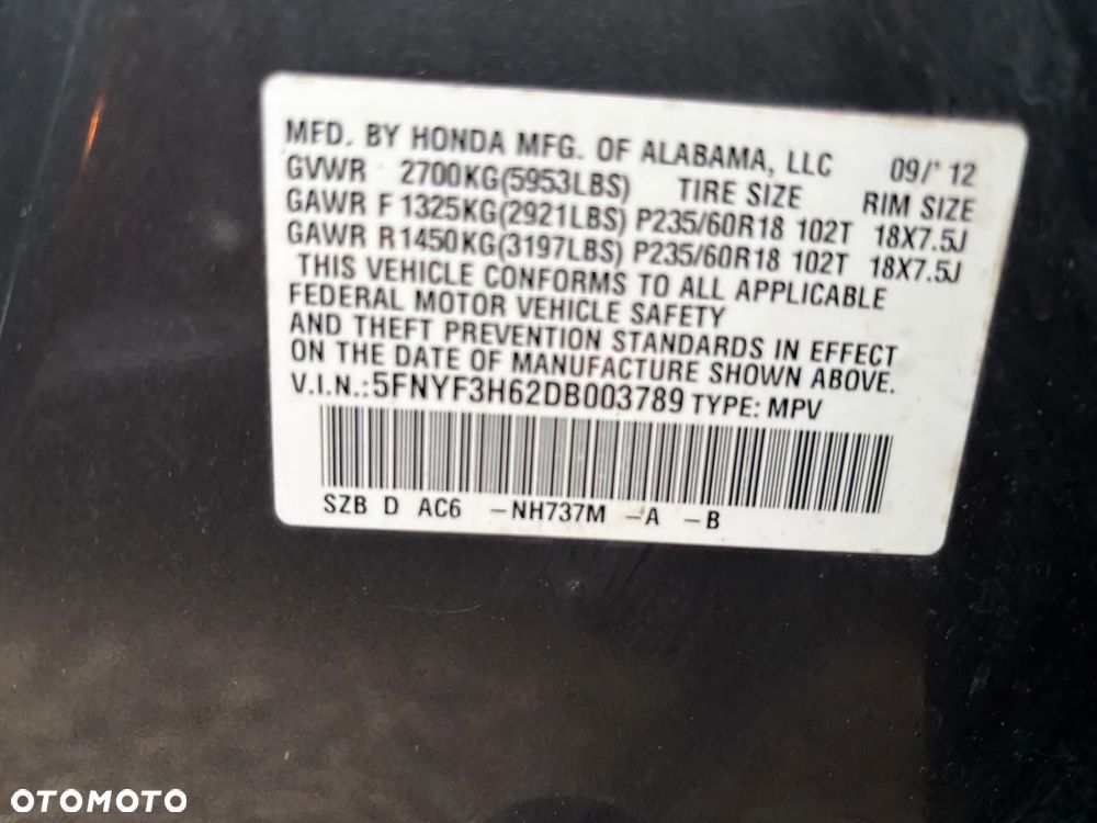 Honda Pilot 3.5 V6 LX - 13