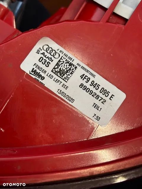 LAMPA TYŁ LEWA PRAWA LED AUDI A6 C6 KOMBI - 5