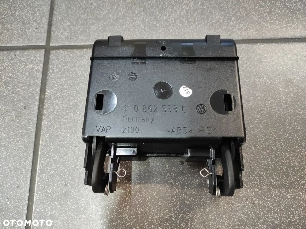 CUP HOLDER UCHWYT NA KUBEK CIEMNY VW TOURAN CADDY1T0862533C WYSYŁKA !!!! - 3