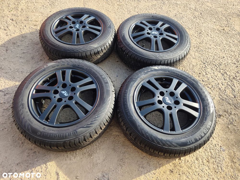 5x100 Felgi Aluminiowe Alufelgi 14 Koła Letnie Lato SKODA FABIA PRAKTIK ROOMSTER RAPID SEAT IBIZA CORDOBA TOLEDO IV 4 VW FOX POLO Legnica ALU-RAD 165/70 6,5mm - 2