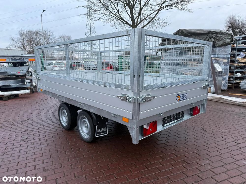 Saris Przyczepa Kiprowana Saris Tipper K1 306 170 2700 2 + nadstawki siatkowe 306x170x30cm 2 osie DMC 2700kg WYPRZEDAŻ! - 15