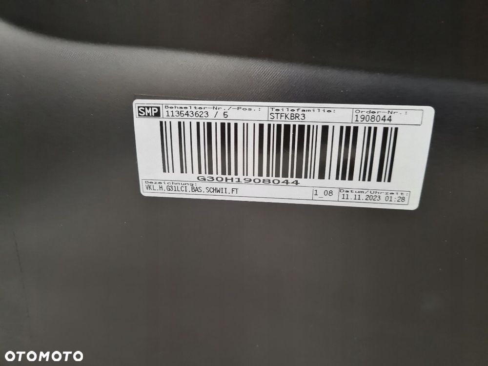 BMW G31 ZDERZAK TYLNY TYŁ 4 PDC LCI 668 - 10