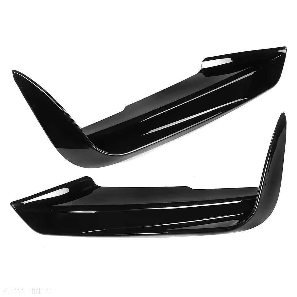 Extensii Prelungiri Bara Fata M BMW F30 F31, Lip Splitere Negru Lucios - 1