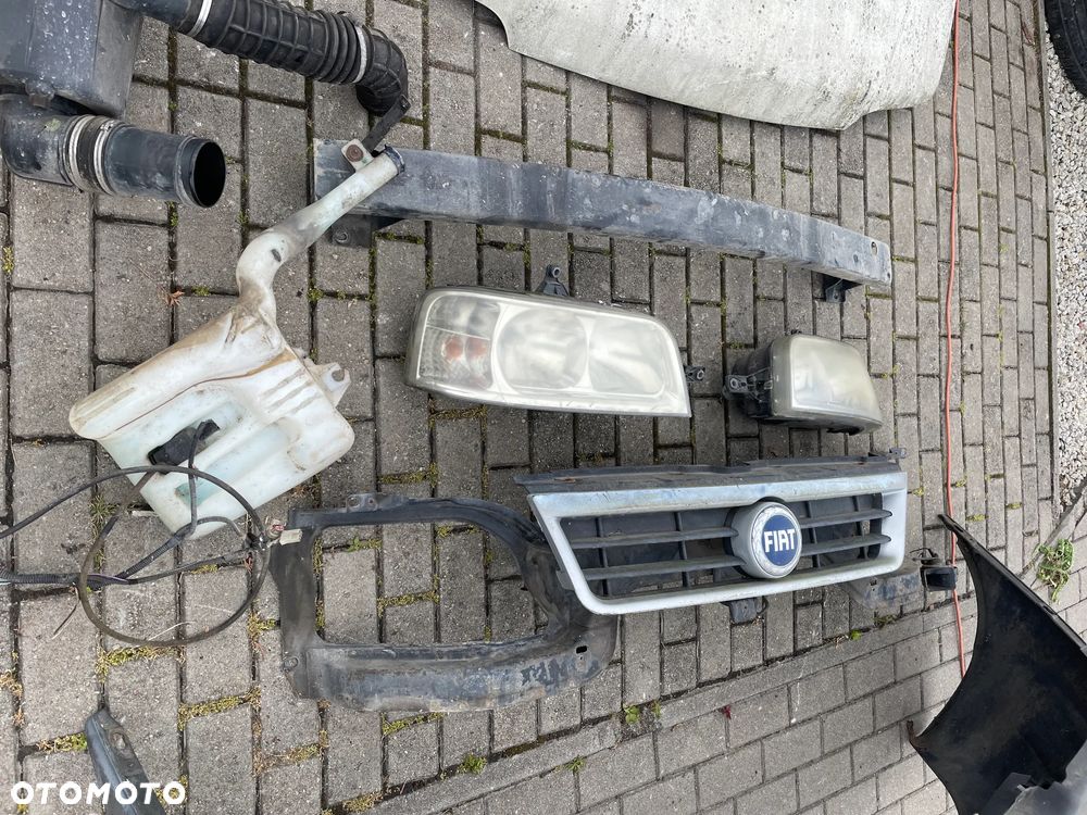 Fiat DUCATO II BOXER 02- BŁOTNIK PRAWY LEWY PRZÓD lampa maska zderzak pas przedni chłodnice belka BIAŁY - 4