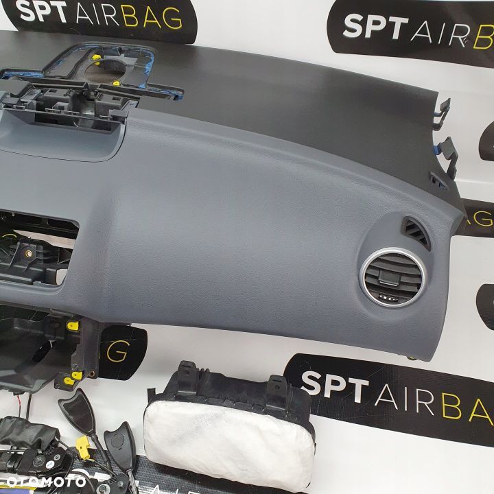 OPEL MERIVA B DESKA ROZDZIELCZA KONSOLA KOKPIT PULPIT PODUSZKI AIRBAG AIR BAG NAPINACZE KIT SET - 4