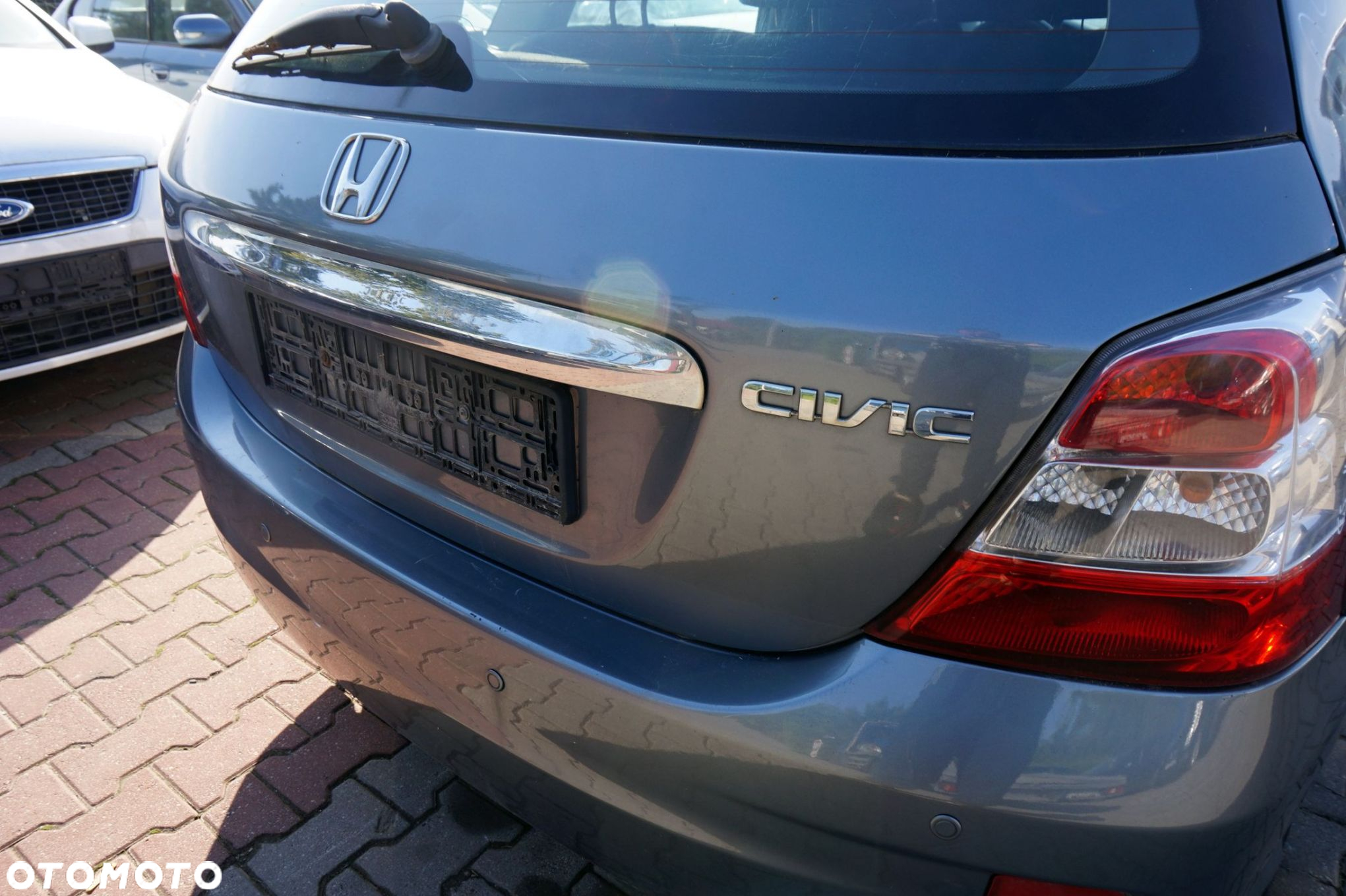 KLAPA BAGAŻNIKA TYLNA CIVIC VII LIFT 5D HB NH674P  SZARY COSMIC HONDA 2004-2006 - 4