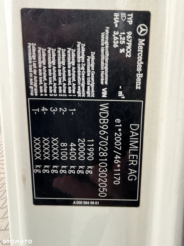 Mercedes-Benz ATEGO 1224 kontener , winda (izoterma 1227, 1230) DMC 11990 kg , z Niemiec, idealny do zabudowy pomoc drogowa , laweta - 16