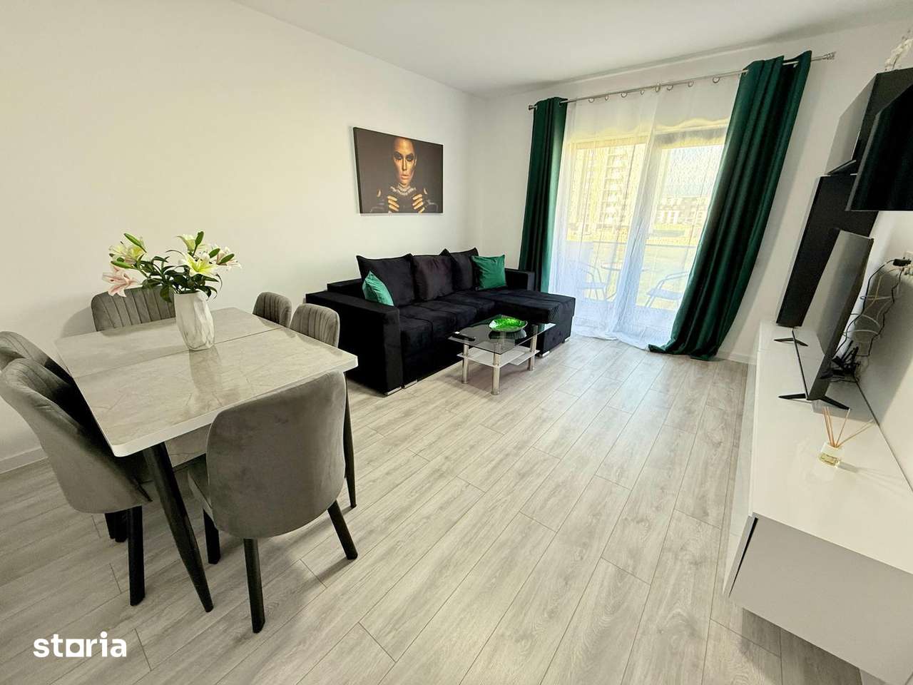 Chirie apartament 2 camere - 55 mp utili - zona D.Stanca, Sibiu — fotografia 3