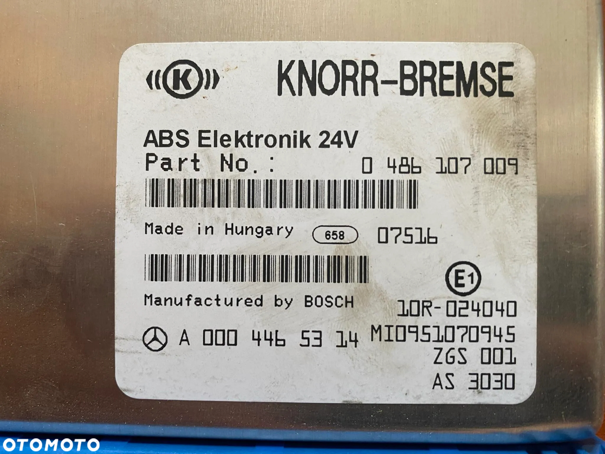 MERCEDES ATEGO, AXOR - MODUŁ, STEROWNIK ABS DOSTĘPNE RÓZNE NUMERY - 3