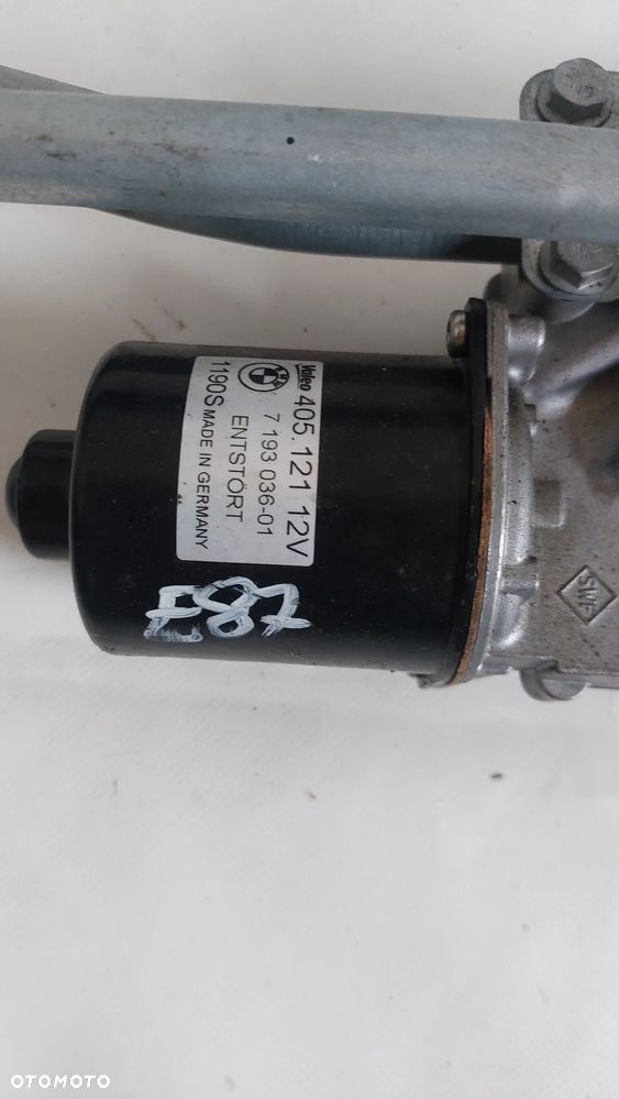 MECHANIZM WYCIERACZEK SILNICZEK PRZOD BMW 1-E87 SLASK WYSYLKA - 2
