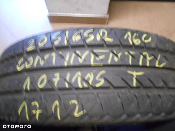 Opona pojedyńcza 205/65r16c continental vanco contact 2 8,6mm lato