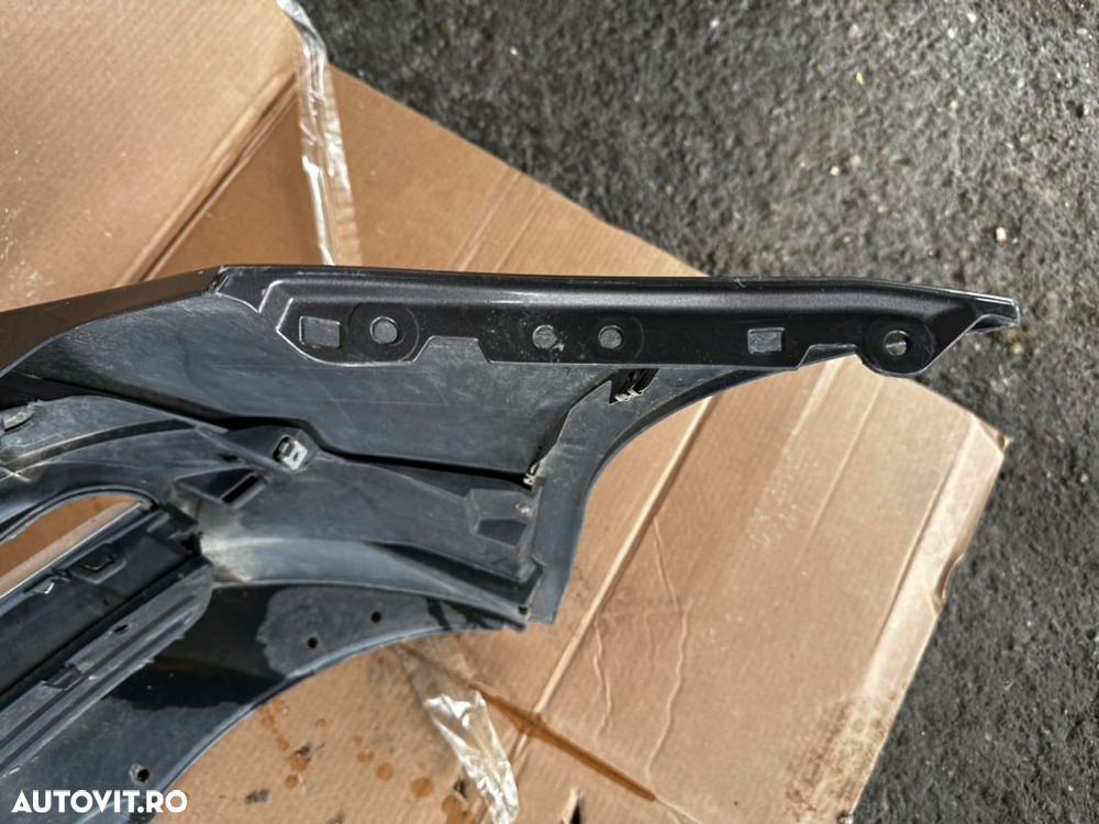 bara spoiler fata bmw F06 F12 f13 LCI Facelift cu găuri pt senzori pdc parcare bara conține grile și elementele cromate - 7