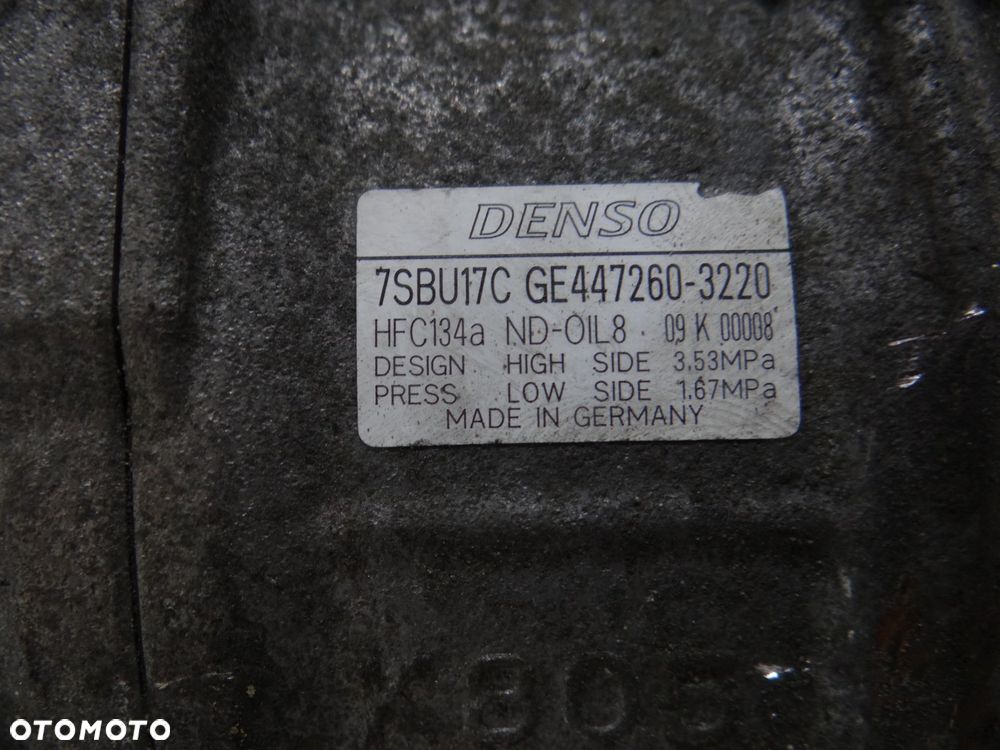 SPRĘŻARKA KOMPRESOR KLIMATYZACJI BMW E60 LCI 447260-3220 - 4