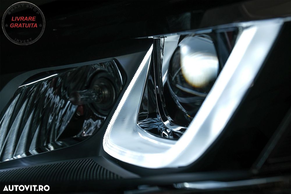 Faruri 3D LED VW Golf VII (2012-2017) R-Line LED Semnalizare Dinamica- livrare gratuita - 18