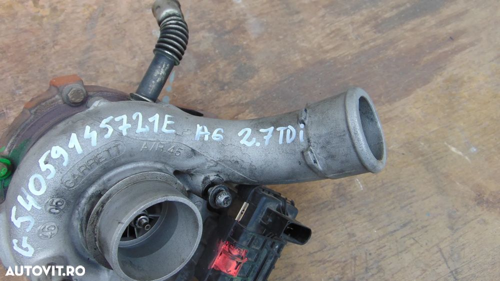 Turbina Audi A4 B7 2.7 TDI,180 CP COD G54059145721E an 2008 - 6