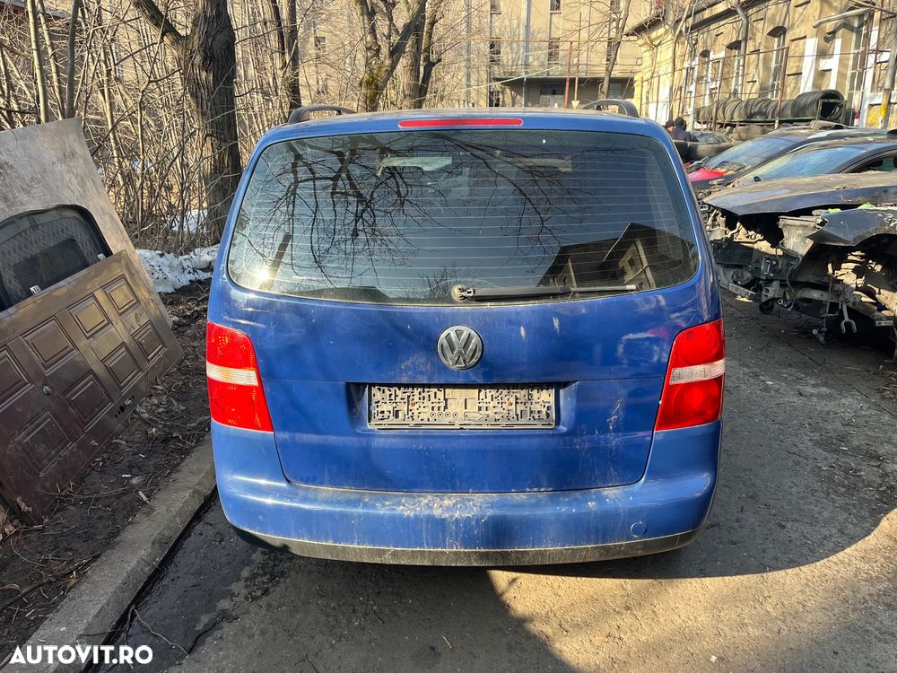 Haion spate VW Volkswagen Touran non facelift albastru 2005 - 2