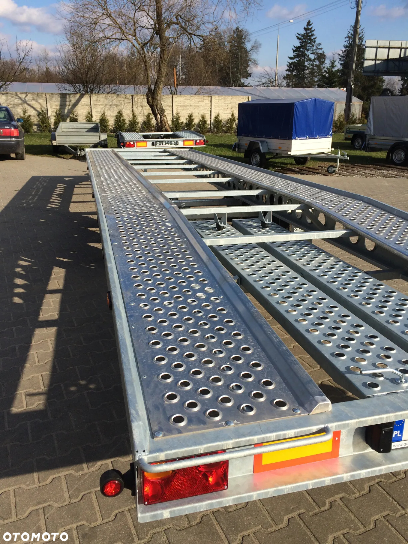 Kubix STALOWA LAWETA na dwa auta, 8,5x2,15, 3500 kg, 3 osie - 3
