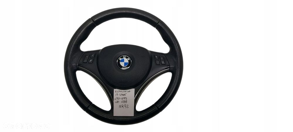 Bmw E90 E93 E92 E81 E87 Kierownica Skórzana M-Sport Multi Airbag Nr 92 - 1