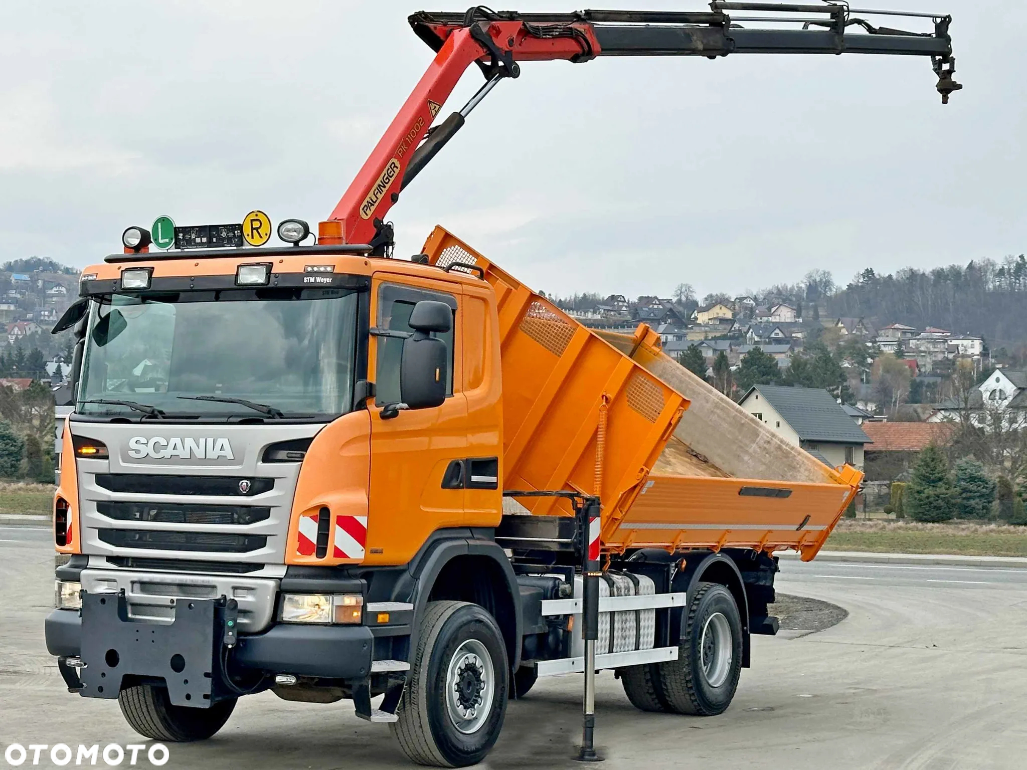 Scania G 360 * WYWROTKA 4,10 m + PK 11002 B + PILOT * 4x4 - 5