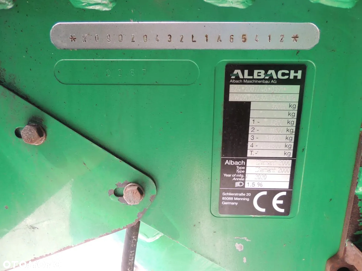 Inny Albach Diamant 2000, Rębak samojezdny, 2020rok, 700KM, Euro 6 - 14