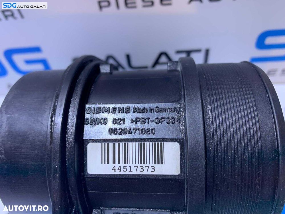 Debitmetru Aer Citroen Berlingo 1.9 D 1999 - 2011 Cod 5WK9621 9629471080 [B3521] - 2