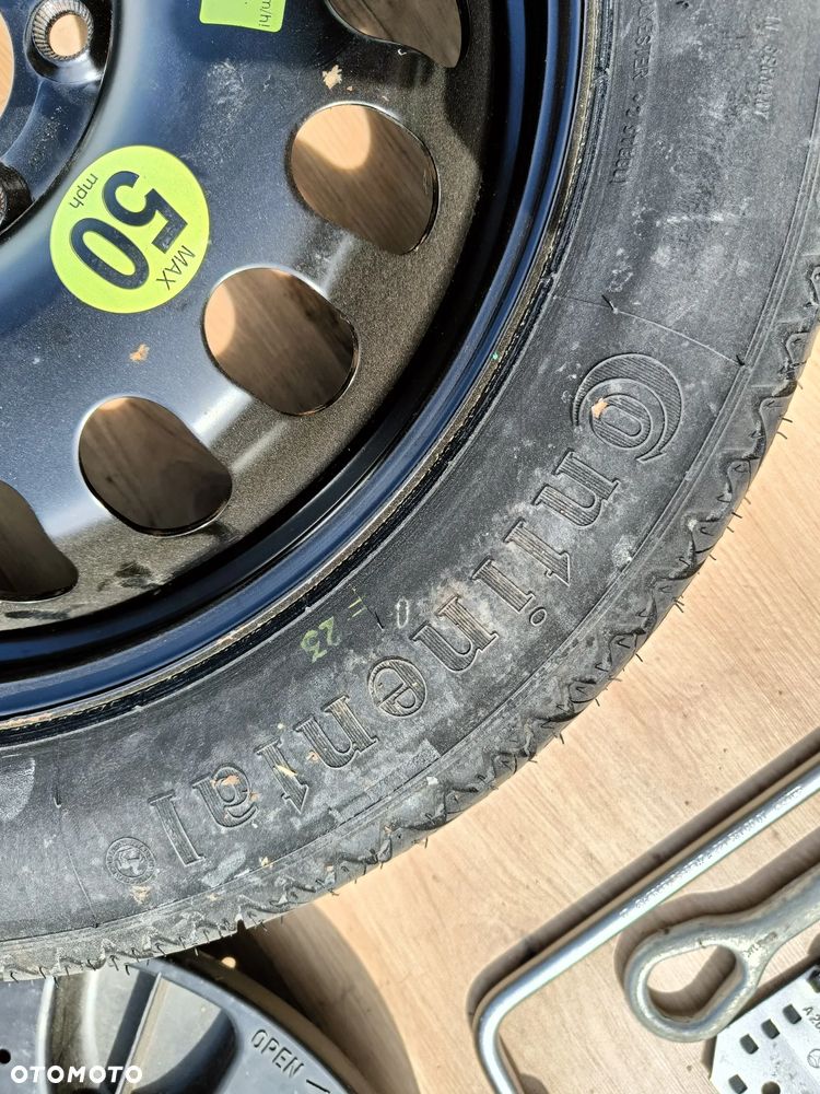 MERCEDES W219 CLS W211 KOŁO 17 DOJAZDOWE DOJAZDÓWKA ZESTAW LEWAREK UCHO KLUCZ - 21