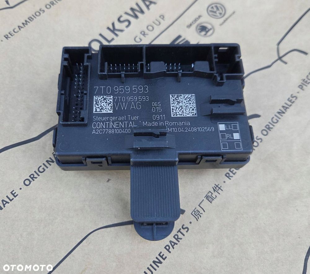 volkswagen multivan transporter t7 sterownik moduł drzwi 7t0959593 - 1