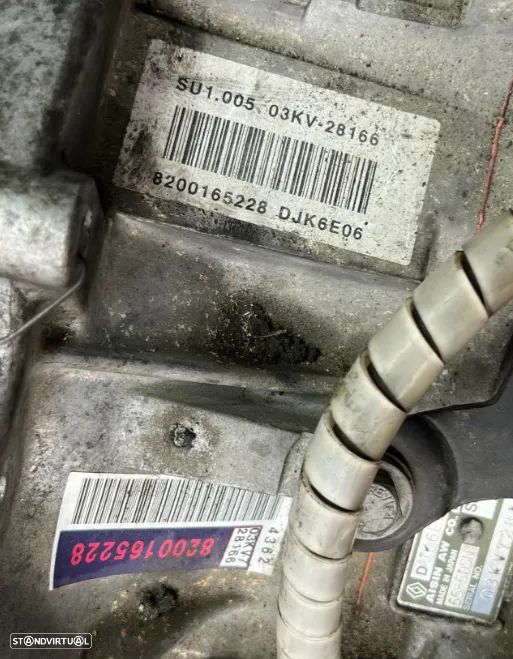 Caixa de Velocidades Renault Vel Satis/Laguna II/Espace 2.2 DCi Ref: DJK6E06/03KV28166/G9T703 - 6