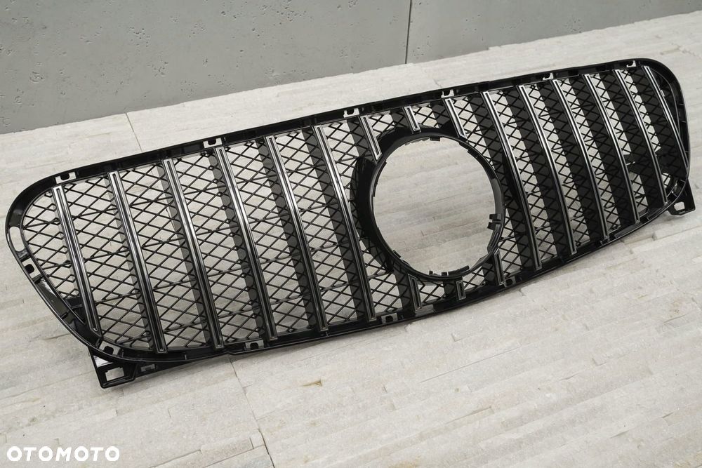mercedes gla x156 2014-2016 grill gt panamericana srebrny - 6