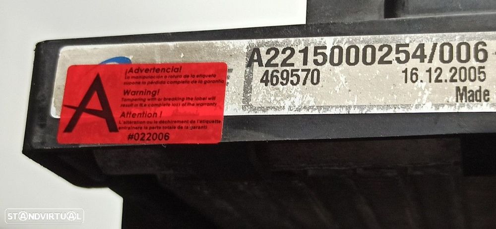 RADIADOR AR CONDICIONADO MERCEDES CLASE S (W221) BERLINA 320 / 350 CDI (221.022) - 2