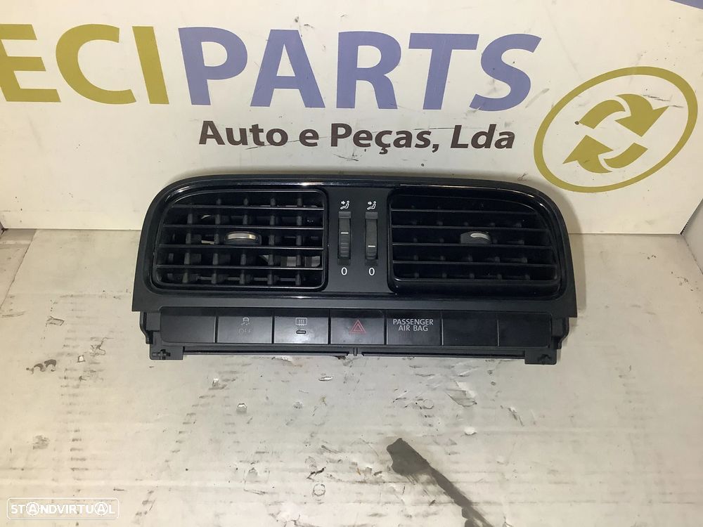 Grelha central de sofagem c/comandos Volkswagen Polo V - 1