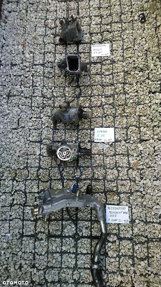 PEUGEOT / CITROEN TERMOSTAT KRÓCIEC WODNY POMPA WODY - 6